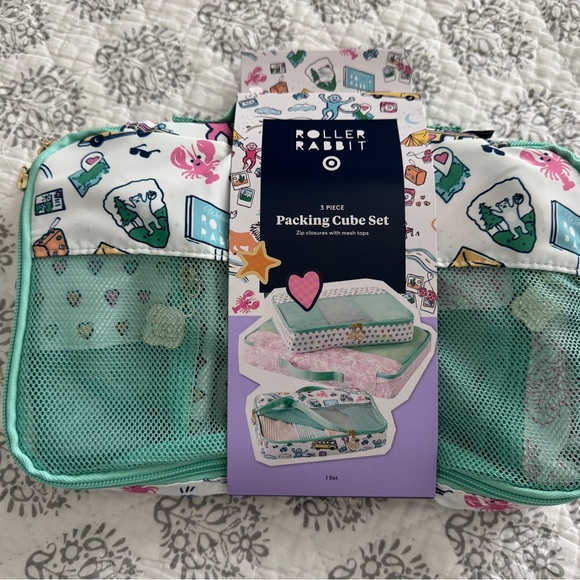 Roller Rabbit Target Packing Cube Set IN HAND - Picture 4 of 5